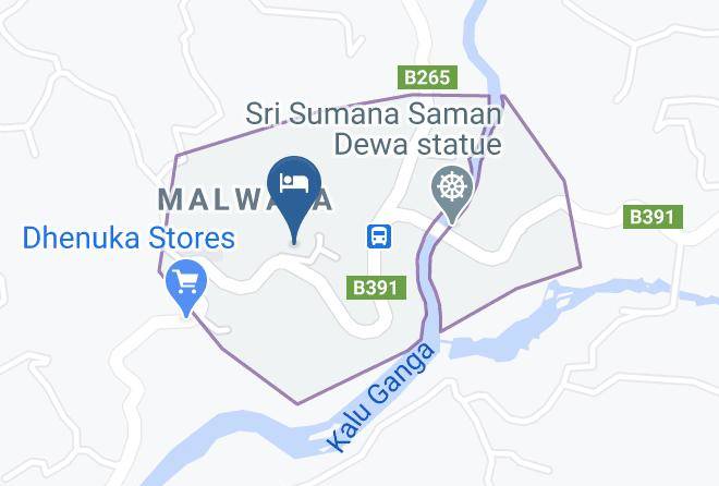 Ratnapura - Green Leaf Holiday Bungalow Maps