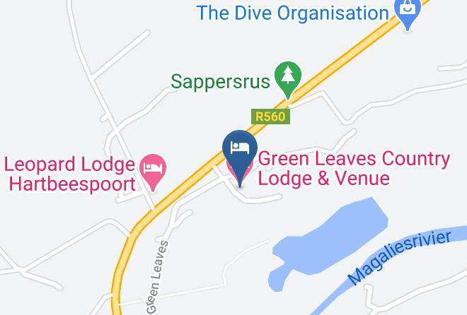 Bojanala - Green Leaves Country Lodge & Venue Maps