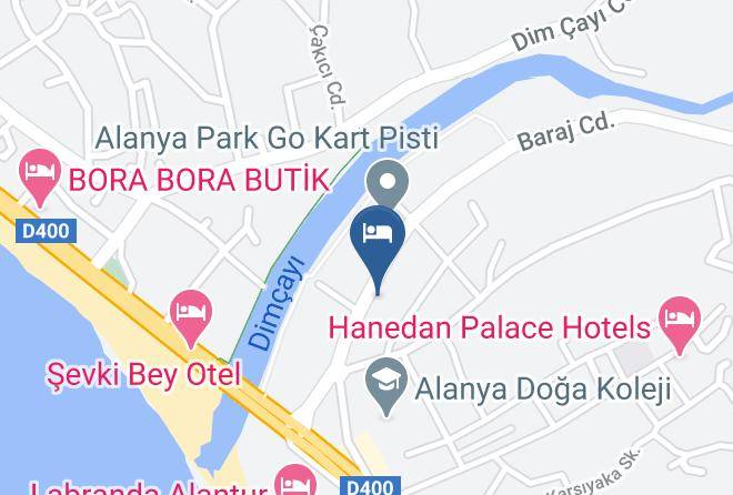Alanya - Green Life Hotel Alanya Maps