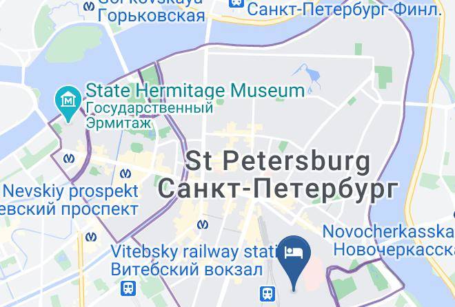 Saint Petersburg - Green Loft Hotel Maps