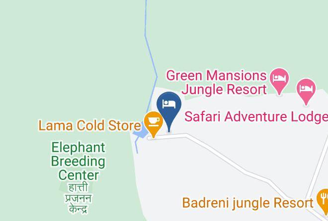 Green Lush Jungle Resort Map