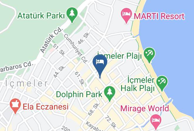 Marmaris - Green Mar Hotel Maps