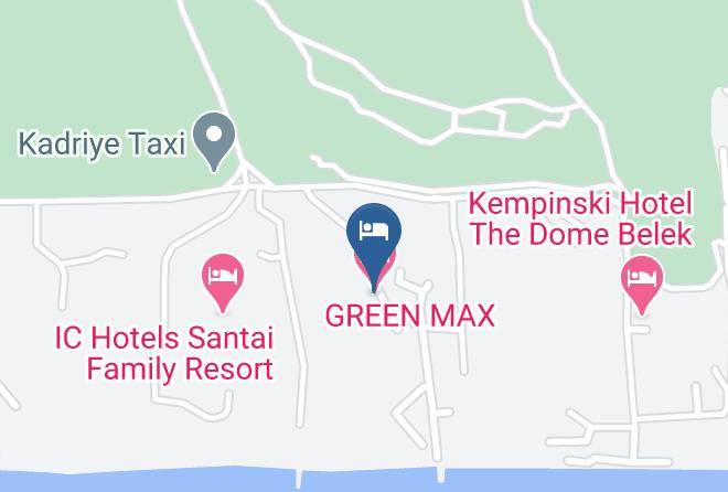 Antalya - Green Max Hotel Maps