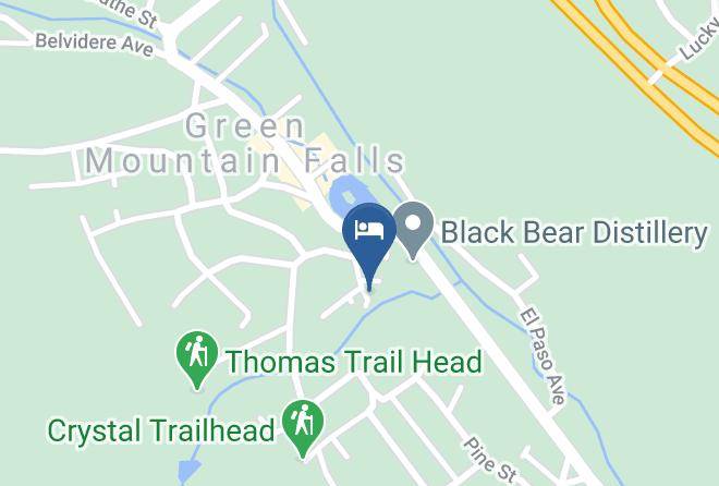 Green Mountain Falls Resorts Map