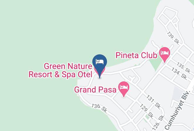 Marmaris - Green Nature Resort & Spa Otel Maps
