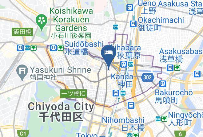 Chiyoda Ward - Green Ochanomizu Maps