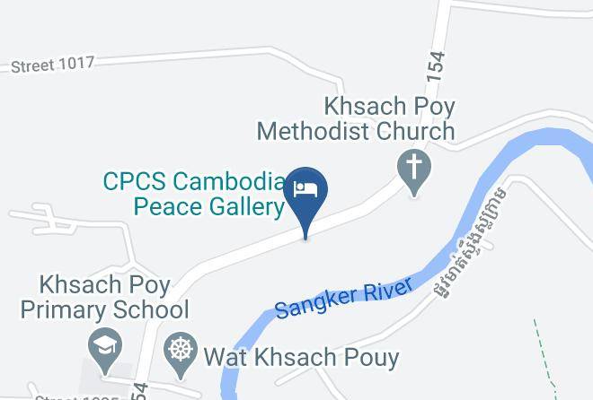 Battambang City - Green Orange Cafe Kayaks And Kitchen Cafe Maps