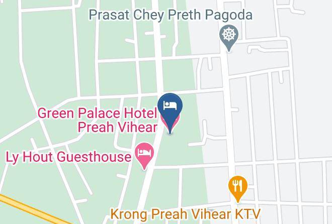 Preah Vihear Town - Green Palace Hotel Preah Vihear Maps