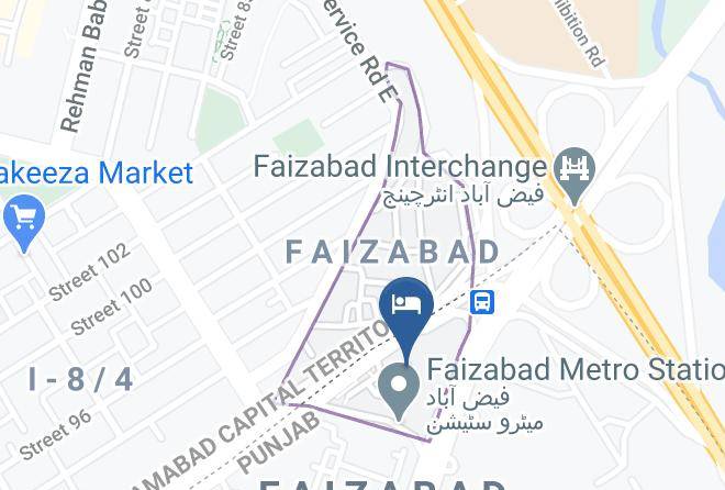 Islamabad - Green Palace Hotel Maps