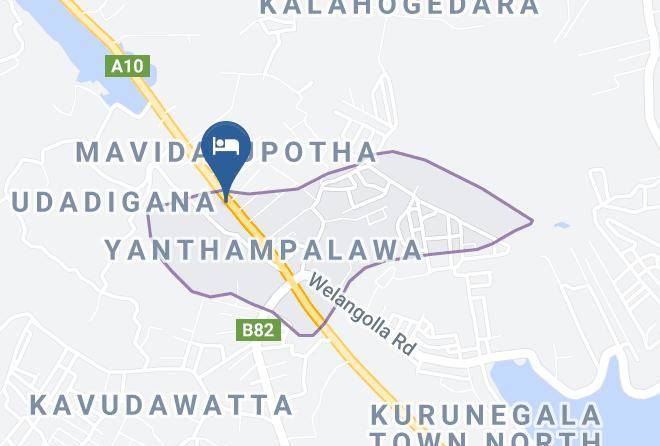 Kurunegala - Green Palace Hotel & Restaurent Maps
