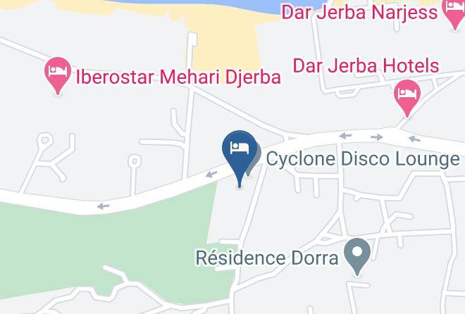 Djerba - Green Palm Hotel Maps