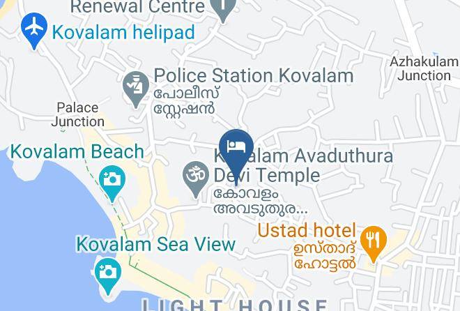 Neyyattinkara - Green Palm Resorts And Hotels Maps
