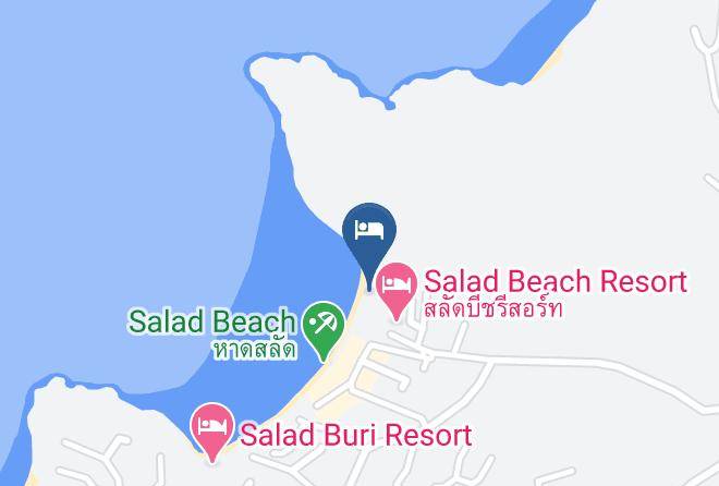 Amphoe Ko Pha Ngan - Green Papaya Resort Maps