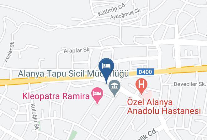 Alanya - Green Park Apart Hotel Maps