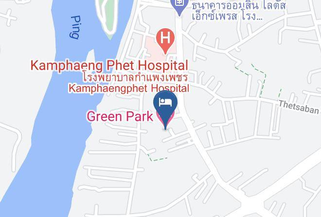 Amphoe Mueang Kamphaeng Phet - Green Park Hotel Maps