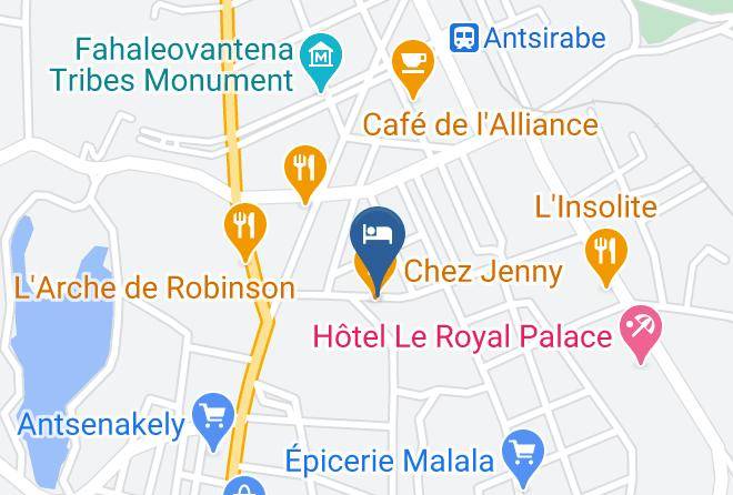 Antsirabe I - Green Park Hotel Maps
