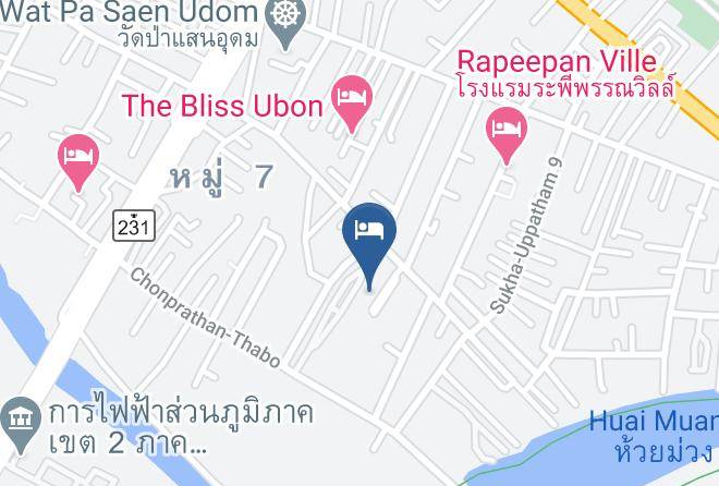 Amphoe Mueang Ubon Ratchathani - Green Park Mansion Maps