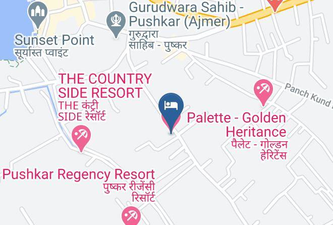 Pushkar - Green Park Resort Maps