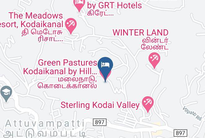 Kodaikanal Sub District - Green Pastures Kodaikanal By Hill Country Maps