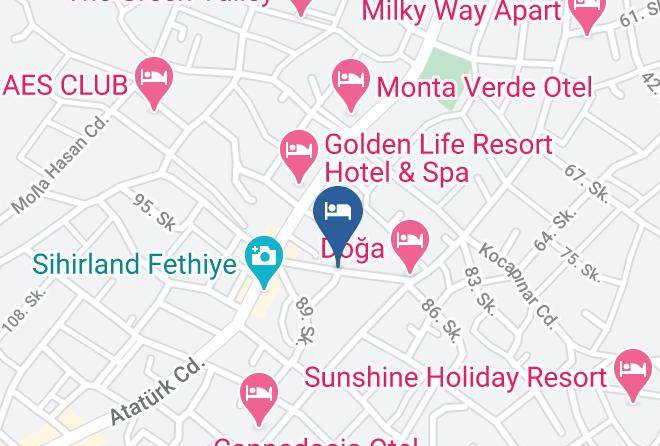 Fethiye - Green Peace Hotel Maps