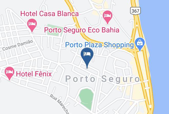 Porto Seguro - Aguia Hotel Maps