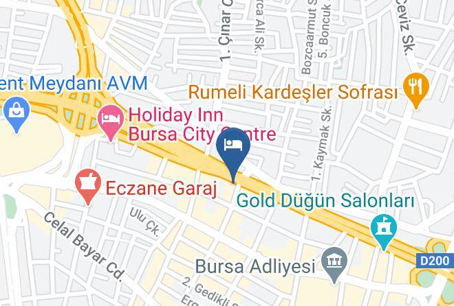 Green Prusa Hotel Map