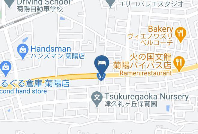 Kikuyo Townkikuchi District - Green Rich Hotel Aso Kumamoto Airport Maps