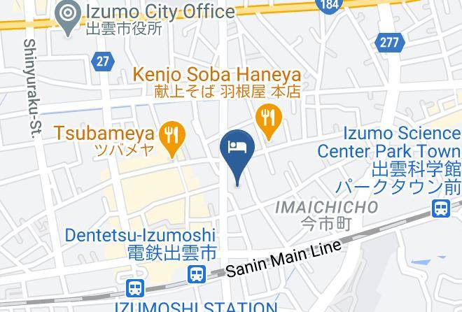 Izumo City - Green Rich Hotel Izumo Maps