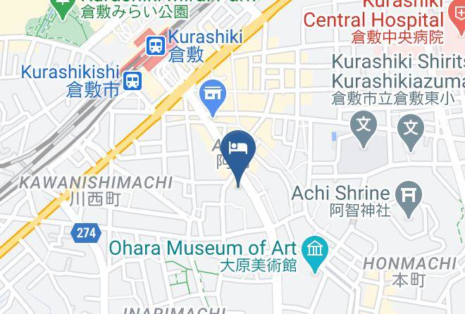 Kurashiki City - Green Rich Hotel Kurashiki Ekimae Maps