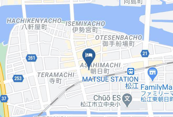 Matsue City - Green Rich Hotel Matsue Ekimae Maps