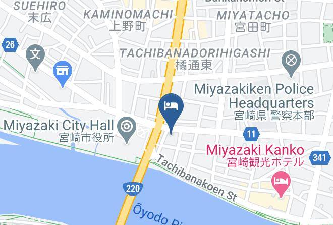 Miyazaki City - Green Rich Hotel Miyazaki Maps