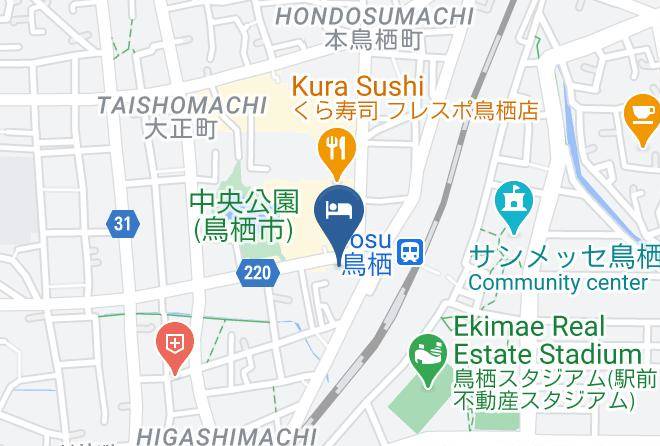 Tosu City - Green Rich Hotel Tosu Ekimae Maps