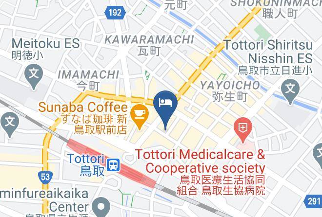 Tottori City - Green Rich Hotel Tottori Ekimae Maps
