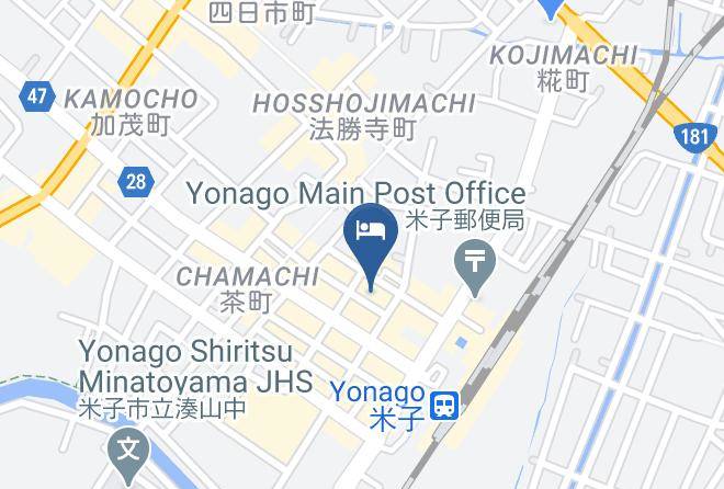 Yonago City - Green Rich Hotel Yonago Ekimae Maps