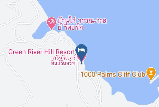 Amphoe Si Sawat - Green River Hill Resort Maps