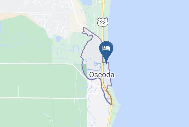 Iosco County - Green's Near The Pier Resort Maps