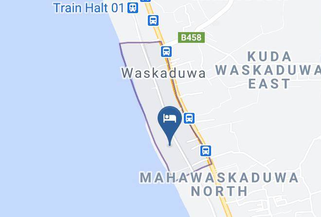 Green Shadows Beach Hotel Map