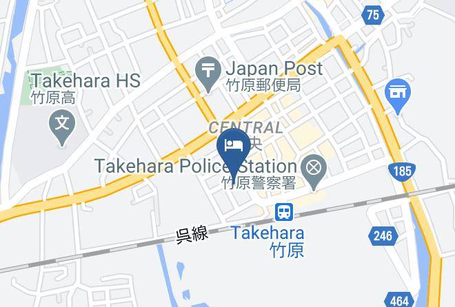 Takehara City - Green Sky Hotel Takehara Maps