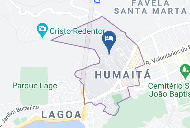 Rio De Janeiro Humaita - Green Special B&b Maps