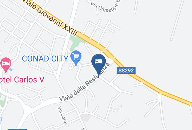 Sassari - Green Sporting Club Hotel Maps