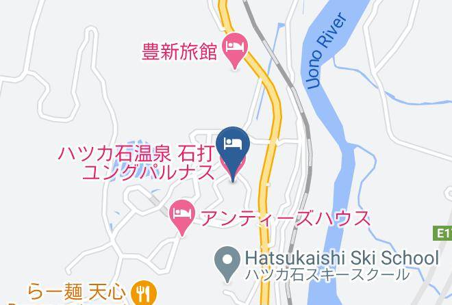 Minamiuonuma City - Green Star Hotel & Cafe Maps