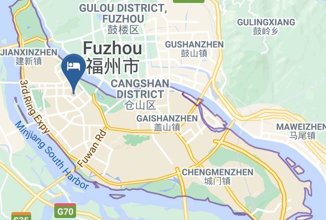 Fuzhou - Green Star Hotel Maps
