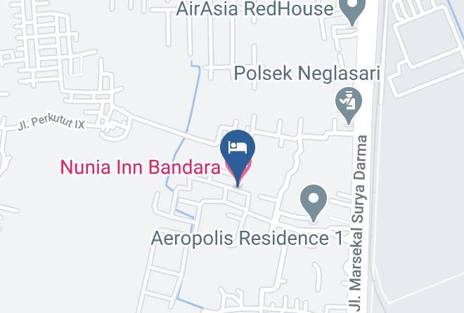 Kota Tangerang - Green Stay Inn Bandara Maps