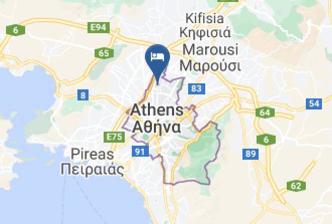 Central Athens - Green Suites Boutique Hotel Maps