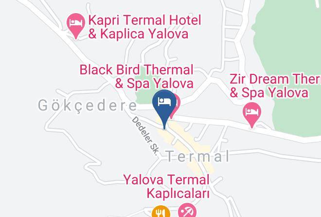 Gokcedere - Green Termal Otel Maps