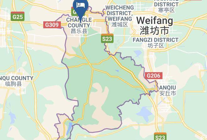 Weifang - Green Tree Hotel Maps