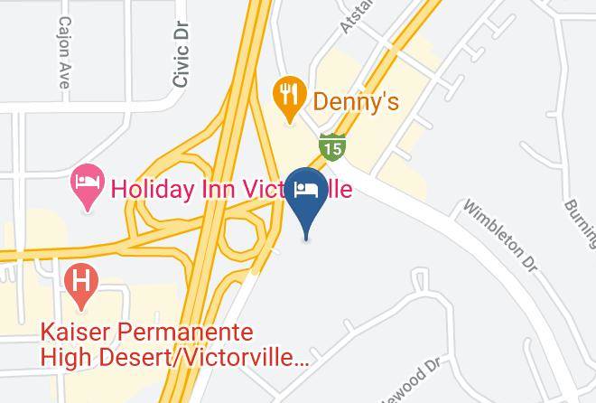 San Bernardino - Green Tree Inn Maps