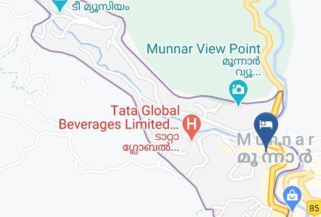 Green Trees Munnar Map