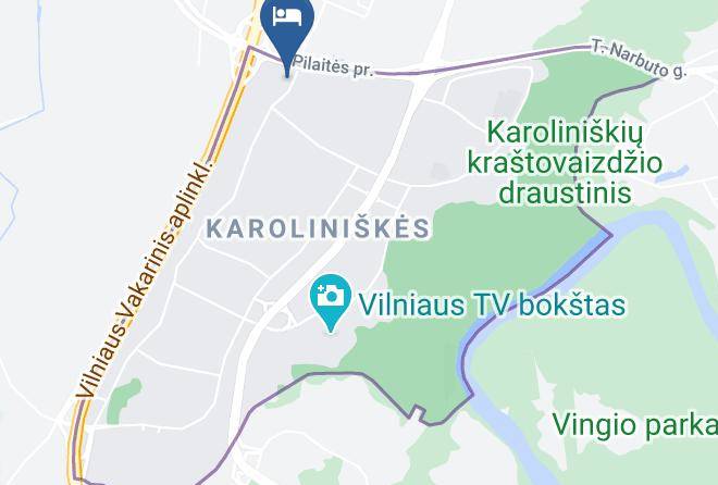 Vilnius - Green Vilnius Hotel Maps