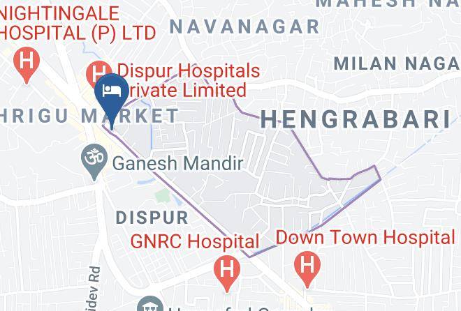 Dispur - Green Wood Resort Guwahati Maps